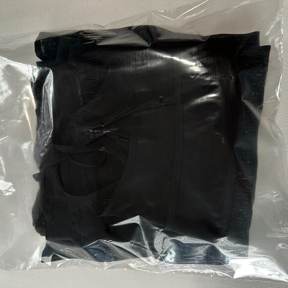 NWT Loft Womens Dress M Smocked Neck Tiered Swing Pumice Metallic $70 - Picture 16 of 16